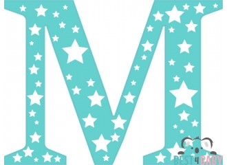 Letter "M" Alphabet, 16 cm