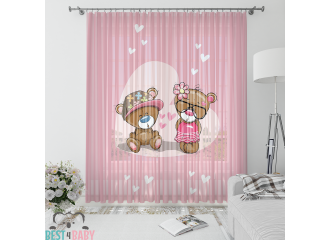 TEDDI IN LOVE baby room curtain