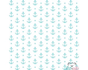 WP-18 PIRATE, ANCHOR kids room wallpaper - 50 cm wide